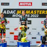 Tageswertung beim ADAC MX Youngster Cup v.l.n.r. Jörgen-Matthias Talviku ( Estland / KTM / MX-Handel Racing ), Mike Gwerder ( Schweiz / KTM / WZ-Racing ) und Guillem Farres ( Spanien / KTM / Raths Motorsports )
